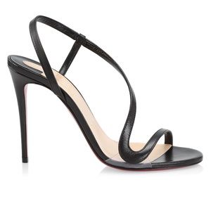 Christian Louboutin Rosalie Black Sandal Pump 39.5 / 8.5